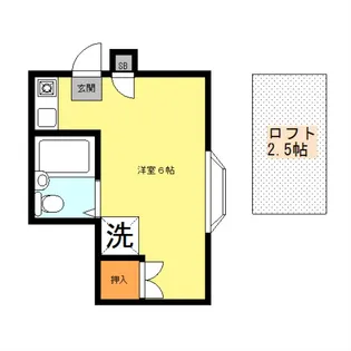 ブレセット栄【1階】の間取り
