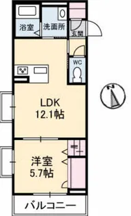フェデリオ曙【2階】の間取り