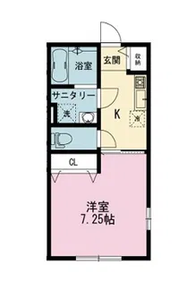 ヴィラ・ミハス【2階】の間取り