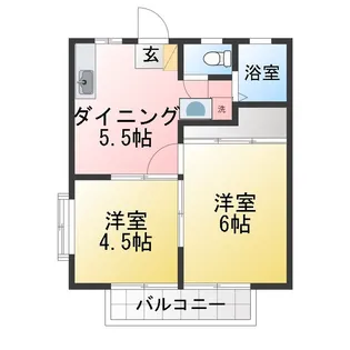 ヴィラエポック【2階】の間取り