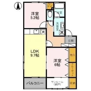 テンダーハウス【1階】の間取り