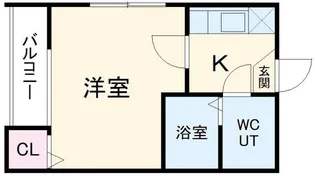 ポルテ星宮【2階】の間取り
