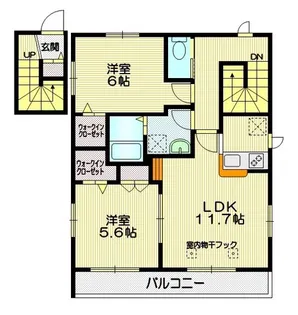 アフィット アマーレ【2階】の間取り