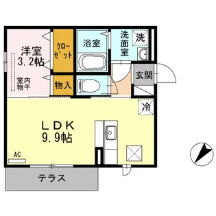 ローレル14【1階】の間取り