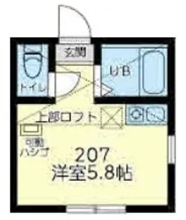 BRILLIANT YOKOHAMA【2階】の間取り