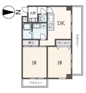 二俣川ダイカンプラザ3号館長田ビル【3階】の間取り