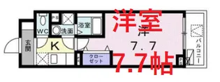 ウエスト シックス【1階】の間取り