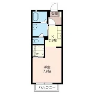 ディアス・ワンズ【2階】の間取り