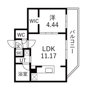 Villa Aura(ヴィラ・アウラ)【2階】の間取り