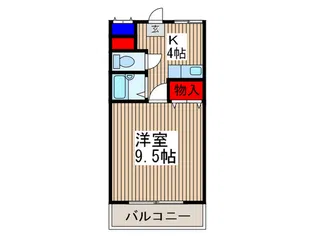 リバ-サイドマンション10【2階】の間取り