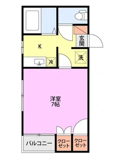 SAJA-EAST C【2階】の間取り