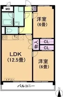 エンドール吉根【1階】の間取り