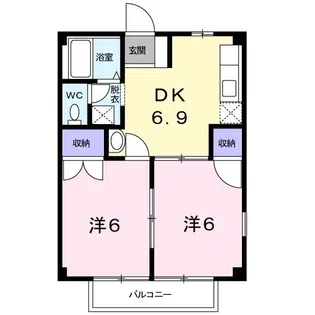 メゾンヒルズT【2階】の間取り