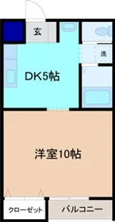 メゾンHSB・1【3階】の間取り