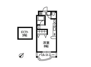 セレクトルームミキ【4階】の間取り