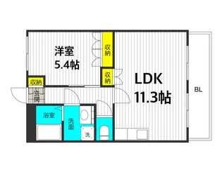 グランドソレーユII【2階】の間取り