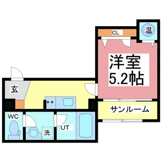 シャーメゾンルーク【2階】の間取り