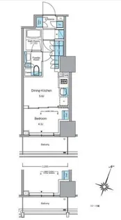 ルフォンプログレ渋谷ヒルトップ【11階】の間取り
