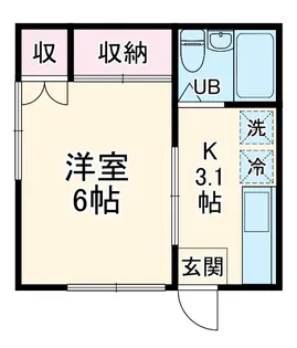 リバレイン土屋【2階】の間取り