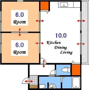 メゾン藹(あい)【1階】の間取り