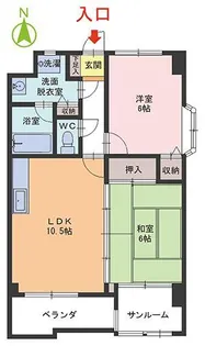 カーサ・セレッソ【2階】の間取り