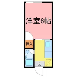 Uハイム幾久【1階】の間取り