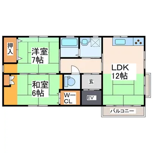 昭栄アパート【2階】の間取り