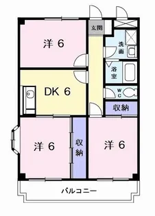 ガーデンプレイスI【3階】の間取り
