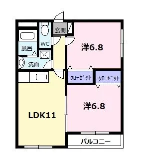 グットタウン【1階】の間取り