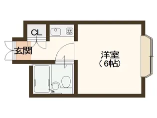 大阪府大阪市西成区橘1【マンション】の間取り