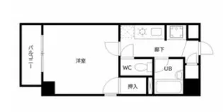 アリビラ平尾【8階】の間取り