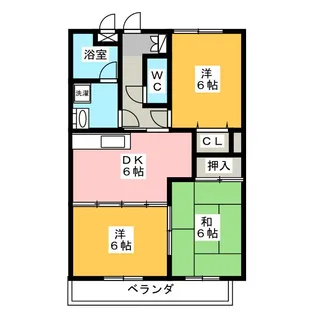 ラ・プルミエール【3階】の間取り