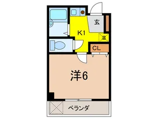 MOMO仁川【2階】の間取り