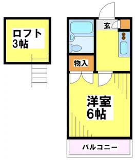 東京都調布市調布ケ丘2【アパート】の間取り