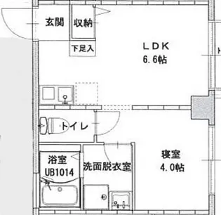 広島県広島市中区住吉町【マンション】の間取り