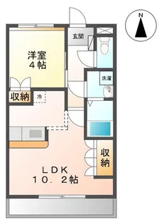 山形県山形市江俣2【アパート】の間取り