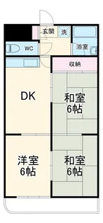 アソルティ伝馬町【6階】の間取り