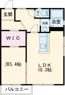 フローラル古城 B棟【2階】の間取り