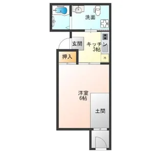 スタジオ・イッツ【1階】の間取り