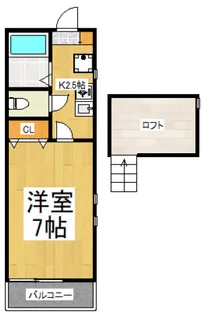 フローレンス一橋2号館【2階】の間取り