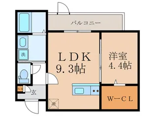 Gracias Court 山科【1階】の間取り