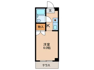 ニューハイツ松浦【1階】の間取り