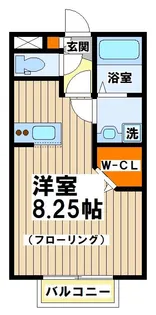 ビーチヒルズ【1階】の間取り