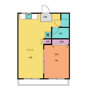 コミューン石原【2階】の間取り