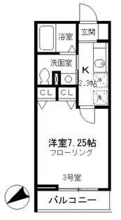 グラン・ジュテ【3階】の間取り