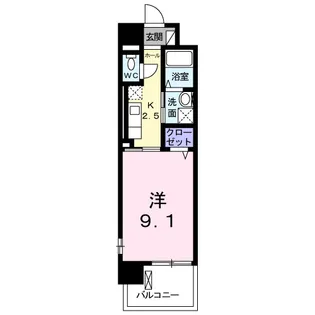 サンリットIII【7階】の間取り