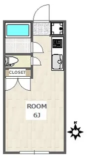 メゾンクレール【2階】の間取り