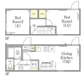 東京都文京区湯島2【マンション】の間取り