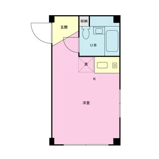 PEACE大森【3階】の間取り