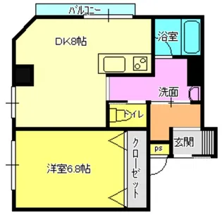 リ・ポーズ21【6階】の間取り